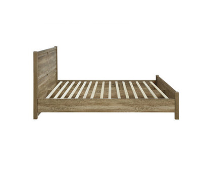 KING ALVARRO BED FRAME - OAK