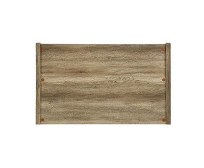 KING ALVARRO BED FRAME - OAK