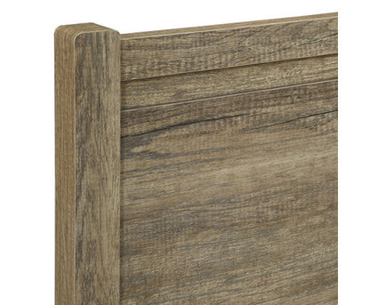 KING ALVARRO BED FRAME - OAK