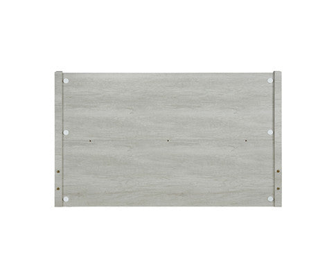 QUEEN ALVARRO BED FRAME - WHITE ASH