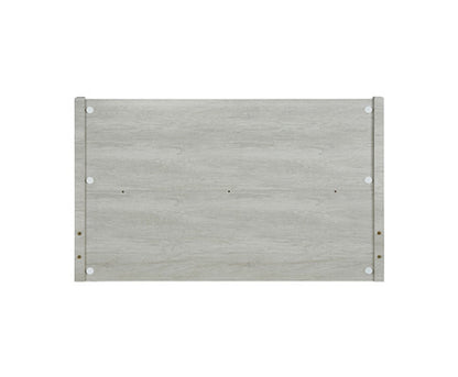 QUEEN ALVARRO BED FRAME - WHITE ASH