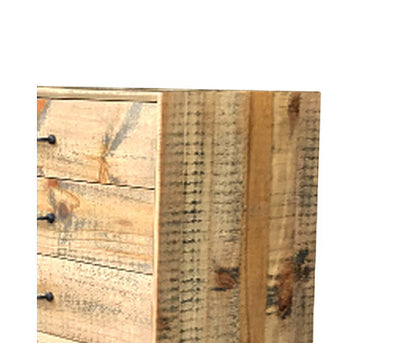 LUCINDA 3 DRAWER BEDSIDE TABLE - AS PICTURED