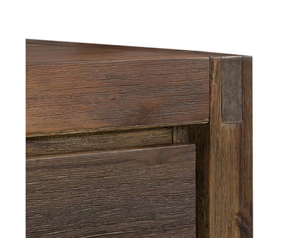 NOWRA 2 DRAWER COFFEE TABLE - CHOCOLATE