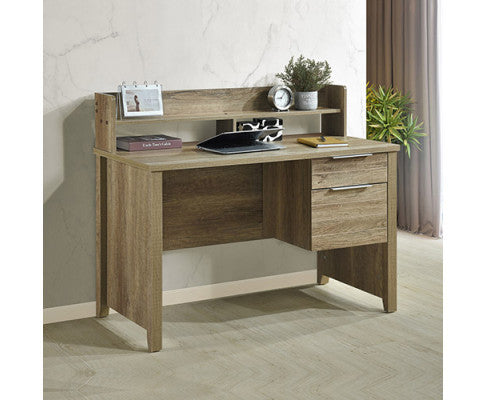 ALVARRO LAMINATED STUDY DESK - OAK