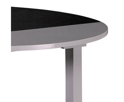 KELBY ROUND DINING TABLE - BLACK & WHITE