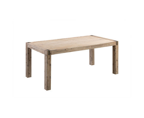 JARVAN DINING TABLE ONLY - 2100(W) x 900(D) - CLASSIC OAK