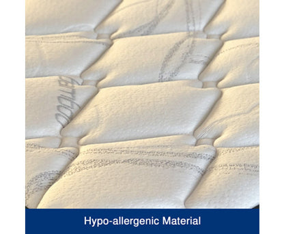 QUEEN WALKEN BONNELL SPRING WITH QUILTED TOP FOAM MATTRESS - MEDIUM