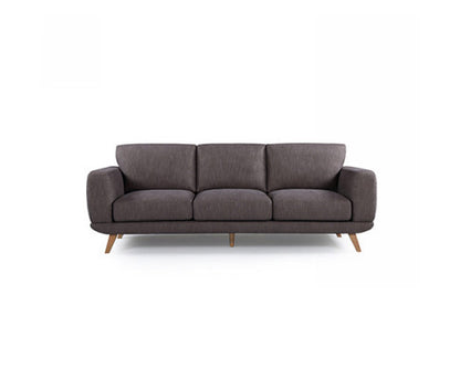 ALASKA 3 + 2 SEATER FABRIC SOFA  LOUNGE SET - BROWN