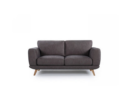 ALASKA 3 + 2 SEATER FABRIC SOFA  LOUNGE SET - BROWN