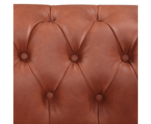 SHILOAH 3 + 2 S+ 1 SEATER PU LEATHER  SOFA  LOUNGE SET - BROWN