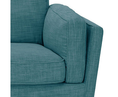 NAILAH 3 + 2 SEATER FABRIC  SOFA  LOUNGE SET - TEAL