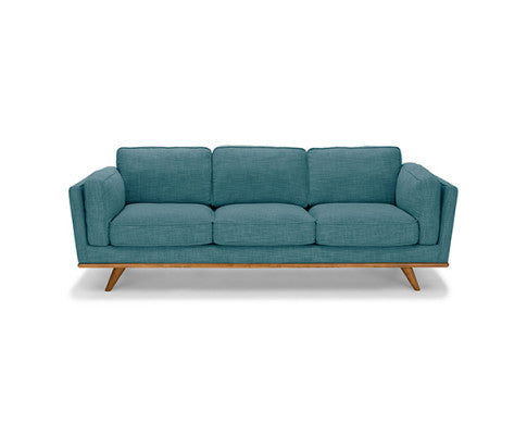 NAILAH 3 + 2 SEATER FABRIC  SOFA  LOUNGE SET - TEAL