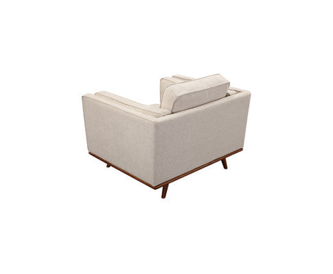 NAILAH SINGLE SEATER FABRIC  SOFA - BEIGE