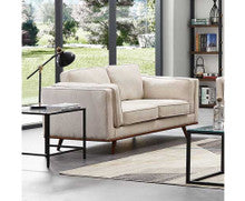 NAILAH 2 SEATER FABRIC  SOFA - BEIGE