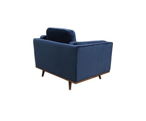 NAILAH SINGLE SEATER FABRIC  SOFA - BLUE