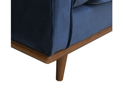 NAILAH SINGLE SEATER FABRIC  SOFA - BLUE