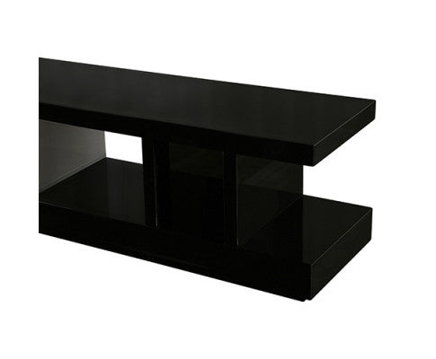BAYLOR TV CABINET - GLOSSY BLACK & WHITE