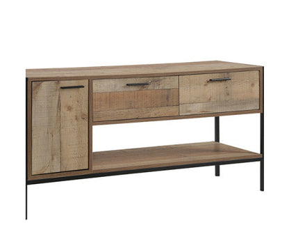 DYNIE TV CABINET ENTERTAINMENT UNIT - OAK