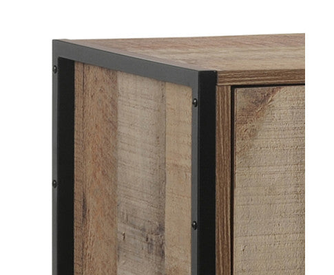 DYNIE TV CABINET ENTERTAINMENT UNIT - OAK