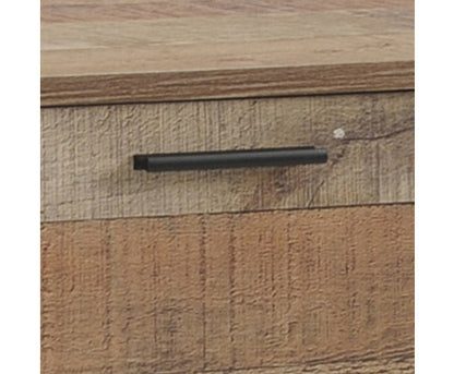 DYNIE TV CABINET ENTERTAINMENT UNIT - OAK