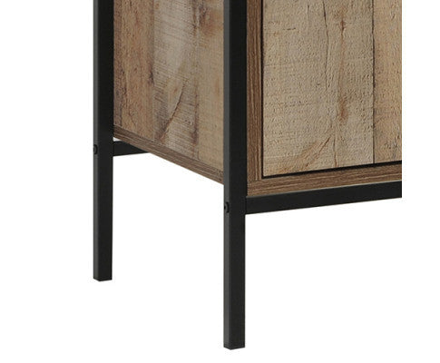 DYNIE TV CABINET ENTERTAINMENT UNIT - OAK