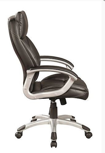 PENTLEY  (LDF-6107) EXECUTIVE OFFICE CHAIR WITH LUMBAR SUPPORT - BLACK