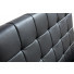 KING SINGLE  MIKYLINE LEATHER BED - WHITE