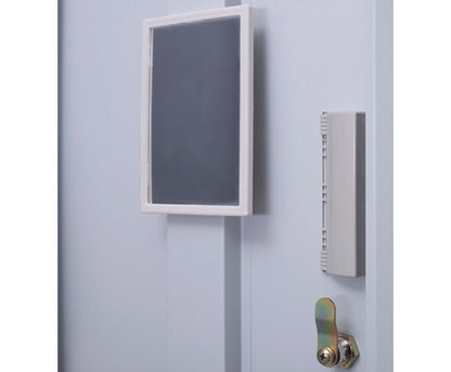 KENZIE STANDARD LOCK ONE-DOOR  OFFICE - GYM - STORAGE - SHED - LOCKER - GREY