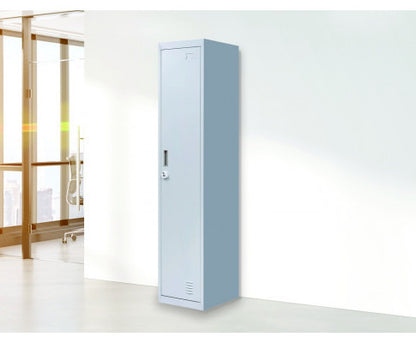 KENZIE ONE-DOOR  OFFICE - GYM - STORAGE - SHED - LOCKER WITH 3-DIGIT COMBINATION - GREY