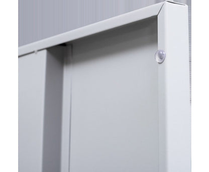 KENZIE ONE-DOOR  OFFICE - GYM - STORAGE - SHED - LOCKER WITH 4-DIGIT COMBINATION - GREY