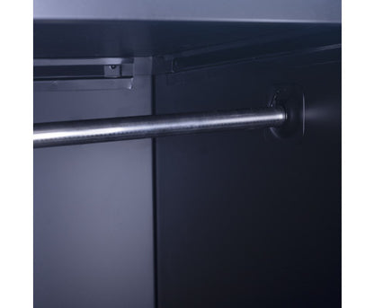 KENZIE STANDARD LOCK ONE-DOOR  OFFICE - GYM - STORAGE - SHED - LOCKER - BLACK