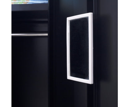 KENZIE STANDARD LOCK ONE-DOOR  OFFICE - GYM - STORAGE - SHED - LOCKER - BLACK