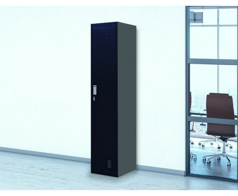 KENZIE PADLOCK - OPERATED ONE-DOOR  OFFICE - GYM - STORAGE - SHED - LOCKER - BLACK