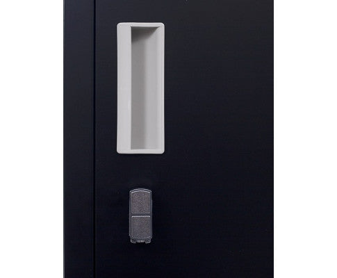 KENZIE PADLOCK - OPERATED ONE-DOOR  OFFICE - GYM - STORAGE - SHED - LOCKER - BLACK
