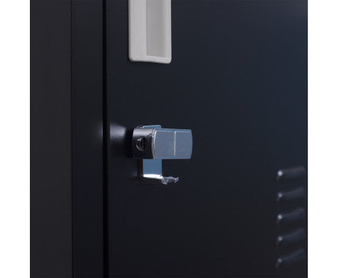 KENZIE PADLOCK - OPERATED ONE-DOOR  OFFICE - GYM - STORAGE - SHED - LOCKER - BLACK