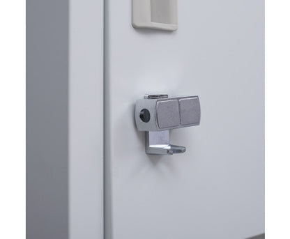 KENZIE PADLOCK - OPERATED 12 DOOR OFFICE - GYM - STORAGE - SHED - LOCKER - GREY