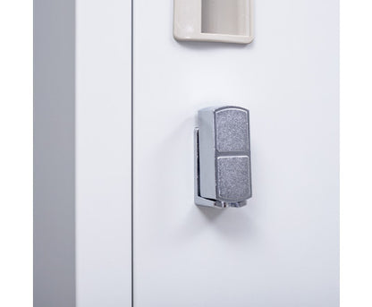 KENZIE PADLOCK - OPERATED 6-DOOR  OFFICE - GYM - STORAGE - SHED - LOCKER - GREY