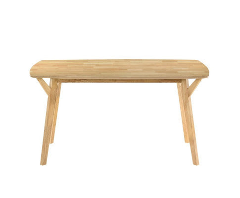 KENYA 6 SEATER DINING TABLE -740(H) x 1500(W) x 900(D) - NATURAL LIGHT OAK