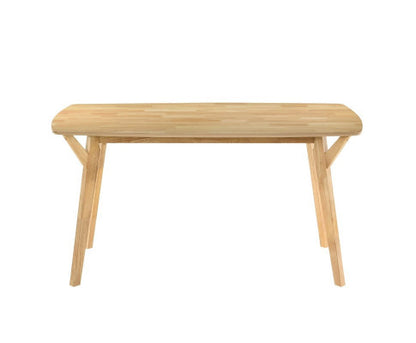 KENYA 6 SEATER DINING TABLE -740(H) x 1500(W) x 900(D) - NATURAL LIGHT OAK