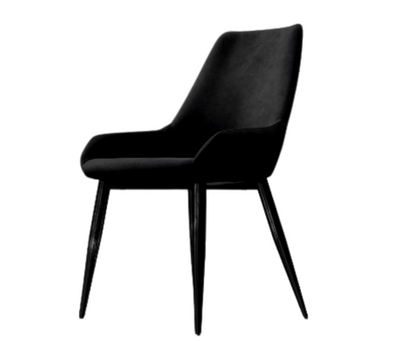 GALLEN (SET OF 2) DINING CHAIR - BLACK VELVET