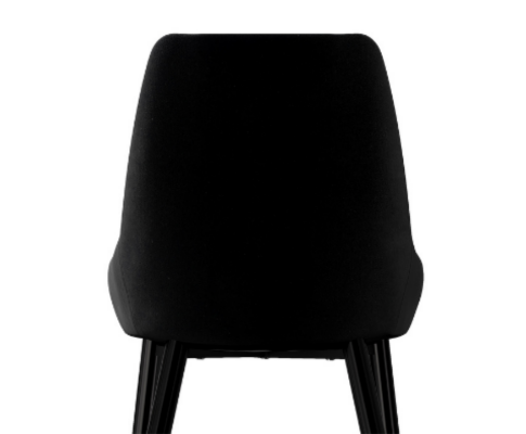 GALLEN (SET OF 2) DINING CHAIR - BLACK VELVET