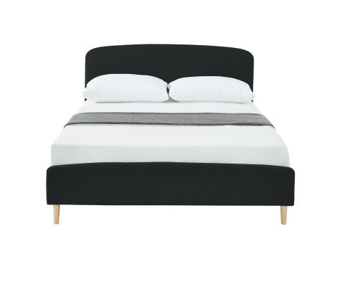 DOUBLE JELIANNE BED FRAME - CHARCOAL
