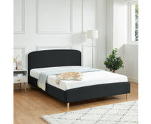DOUBLE JELIANNE BED FRAME - CHARCOAL