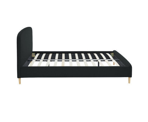 DOUBLE JELIANNE BED FRAME - CHARCOAL