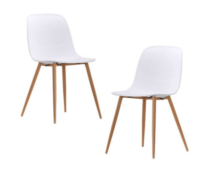 AIKEN (SET OF 2) DINING CHAIR - WHITE