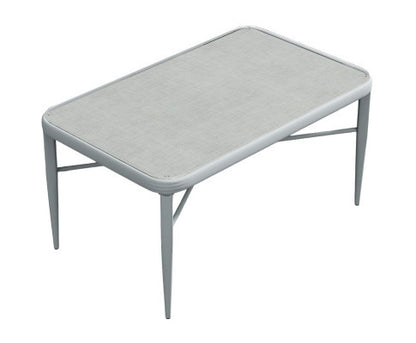 SATURN OUTDOOR ALUMINIUM 4 PIECE  LOUNGE SETTING - WHITE