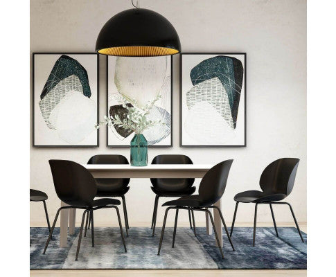VALMER (SET OF 2) DINING CHAIR - BLACK