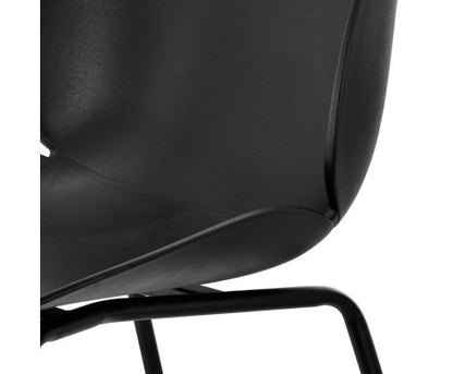 VALMER (SET OF 2) DINING CHAIR - BLACK