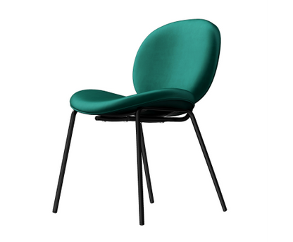 LENNON (SET OF 2) DINING CHAIR - EMERALD VELVET