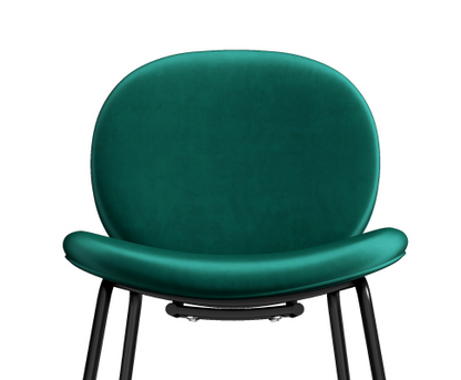 LENNON (SET OF 2) DINING CHAIR - EMERALD VELVET